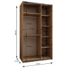 Šatní skříň Lux 3 šířka 130 cm