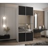 Šatní skříň Lux 4 s posuvnými dveřmi