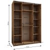 Šatní skříň Lux 4 hloubka 64 cm