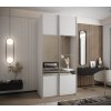 Šatní skříň Lux 4 v bílé barvě