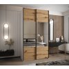 Šatní skříň Lux 4 bílý korpus