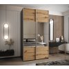 Šatní skříň Lux 4 šířka 140 cm
