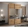 Šatní skříň s posuvnými dveřmi Lux 4