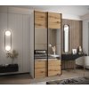 Šatní skříň Lux 4 hloubka 64 cm