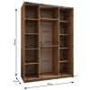 Šatní skříň Lux 4 hloubka 64 cm