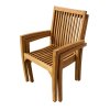 Zahradní křeslo stohovatelné RIVIERA natural (FSC 100%)