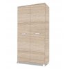 Šatní skříň Maximus M2 s klasickými dveřmi - šířka 100 cm dub sonoma
