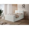 Boxspring Kasped v bílé barvě