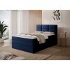 Boxspring Kasped modrá látka Paolli40