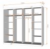 Šatní skříň Multi 35 - 233 cm