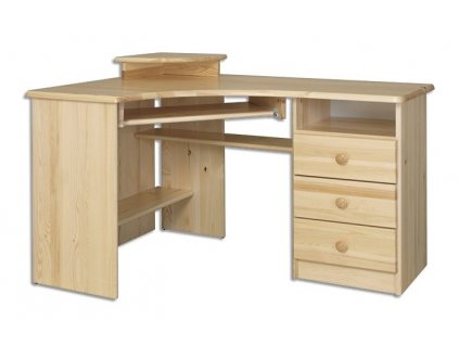 RB-107 pracovní rohový stůl (Barva bez moření borovice)