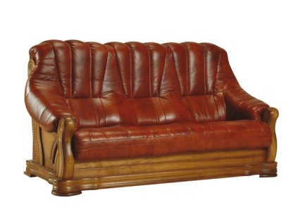 Trojsedák DEREK II kůže (potah kůže K-18)