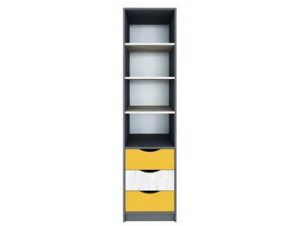 bookcase with drawers case 3s