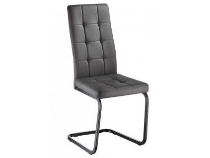 Jídelní čalouněná židle GOTHAM šedá/černá