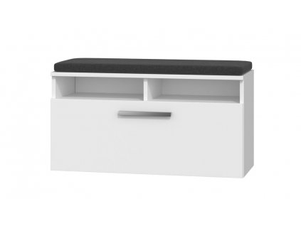 Botník se sedákem Rory bílá