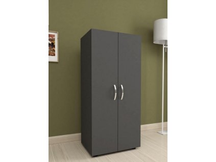 Komoda 2D CARTER 3 barva antracit
