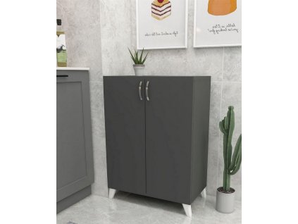 Komoda 2D DEKOR barva antracit