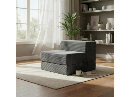 skládací matrace Poso šedá