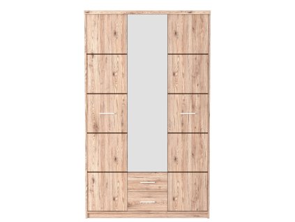 Šatní skříň 3D2S SILVAN barva dub san remo light