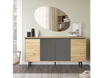 robustna moderne dizajnove komoda skrinka dub left seda rulus d8rcv3lsrga8c6am ssvxednoifigf63w