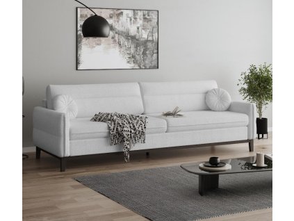 pohovka Bellano 3 místna světle šedá