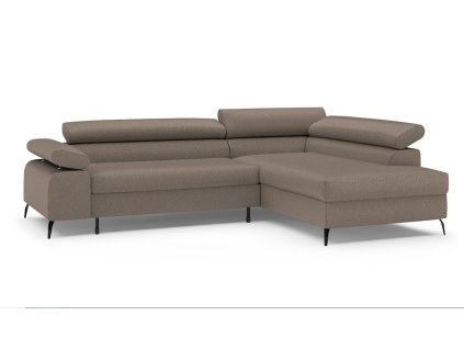 sedací souprava Verso hnědá pravá