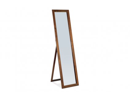 Zrcadlo stojací, v.150 cm, konstrukce z MDF, moření ořech