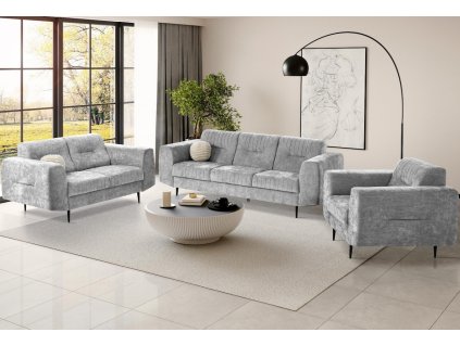 sedací souprava Venezia 321 světle šedá