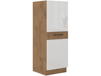 Kuchyňská skříňka Vega 50 DK 145 1F dub lancelot/bílý lesk