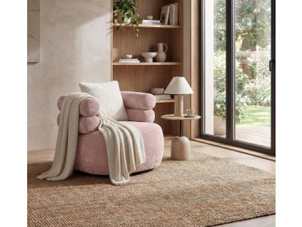 otočné křeslo Nela růžová