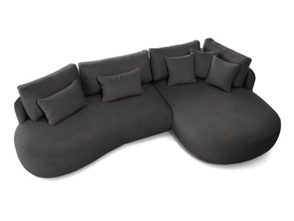 sedací souprava Jacobs mini šedá pravá