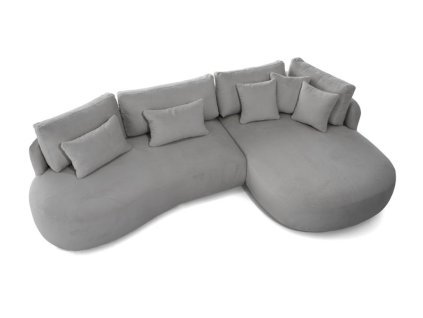 sedací souprava Jacobs mini světle šedá pravá