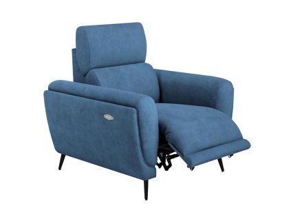křeslo Relax modrá polohování