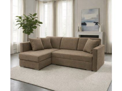 sedací souprava Alba Bis hnědá levá