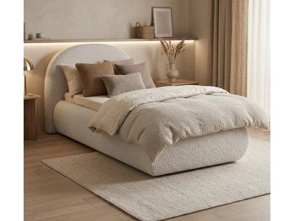postel Moet 90 béžová matrace pure