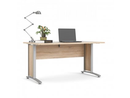 Psací stůl Office 402/437 dub sonoma/silver grey