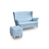 windsor blue sofa i puf