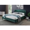 Čalouněná postel LIGURIA VELVET 160x200 zelená