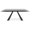 Jídelní stůl rozkládací SALVADORE CERAMIC černá/šedá