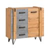 Komoda Lofter 06  dub wotan/beton