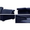 sedací souprava Bergamo U tmavě Monolith 79 modrá detaily
