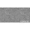 postel Ibiza šedá COVER 87 látka cover 87