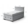 postel Teddy 120 boxspring rozměry