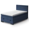 postel Teddy 120 boxspring modrá Mono 242