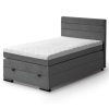 postel Teddy 120 boxspring Mono 247 šedá