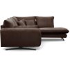 Rohová sedací souprava Prince hnědá