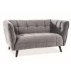 castello2v14 sofa castello 2 velvet szary bluvel 14 wenge