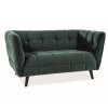 castello2v78 sofa castello 2 velvet zielony bluvel 78 wenge