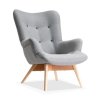 křeslo Fin šedá