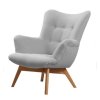 křeslo Fin světle šedá